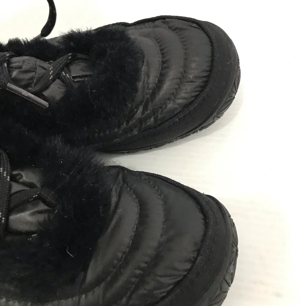 The North Face Nuptse Boots Black Puffer Goose Down Women Size 7.5